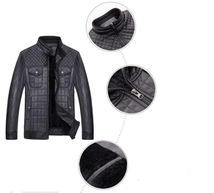 NS Gridlock Leather Jacket