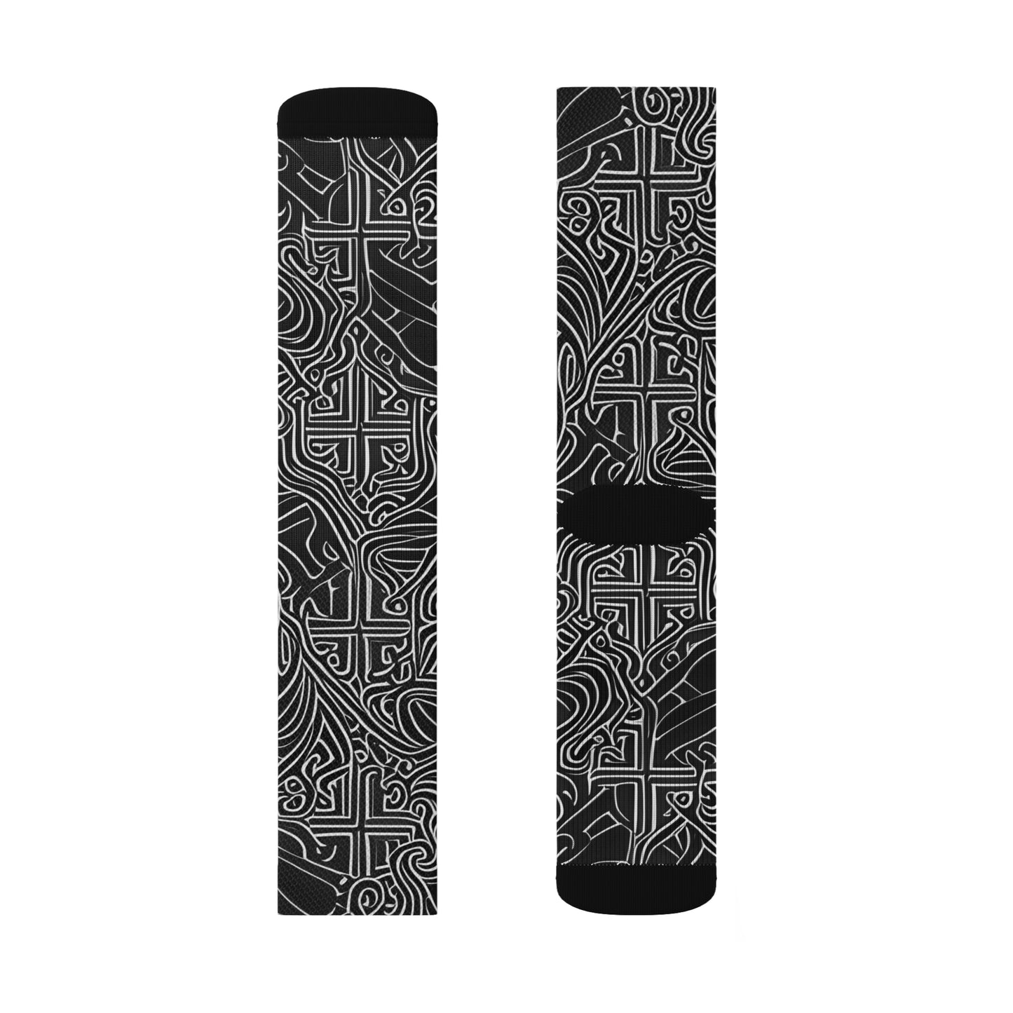 NS Dark Swirls Socks