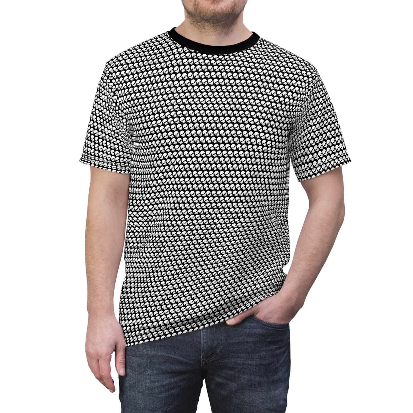 NS Skull Pattern T-shirt