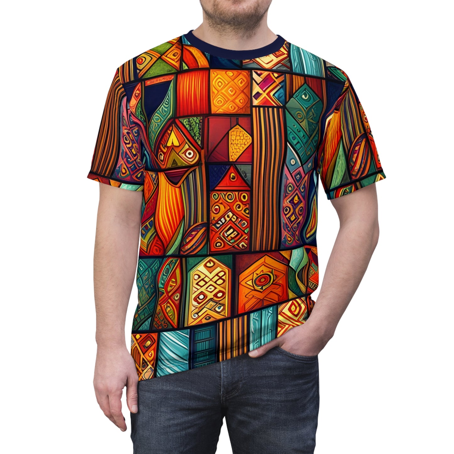 NS Ethnic Blocks T-shirt