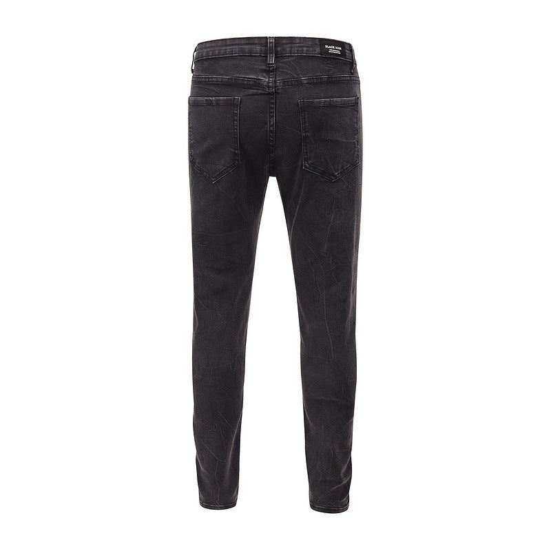 NS Black Leaf Jeans
