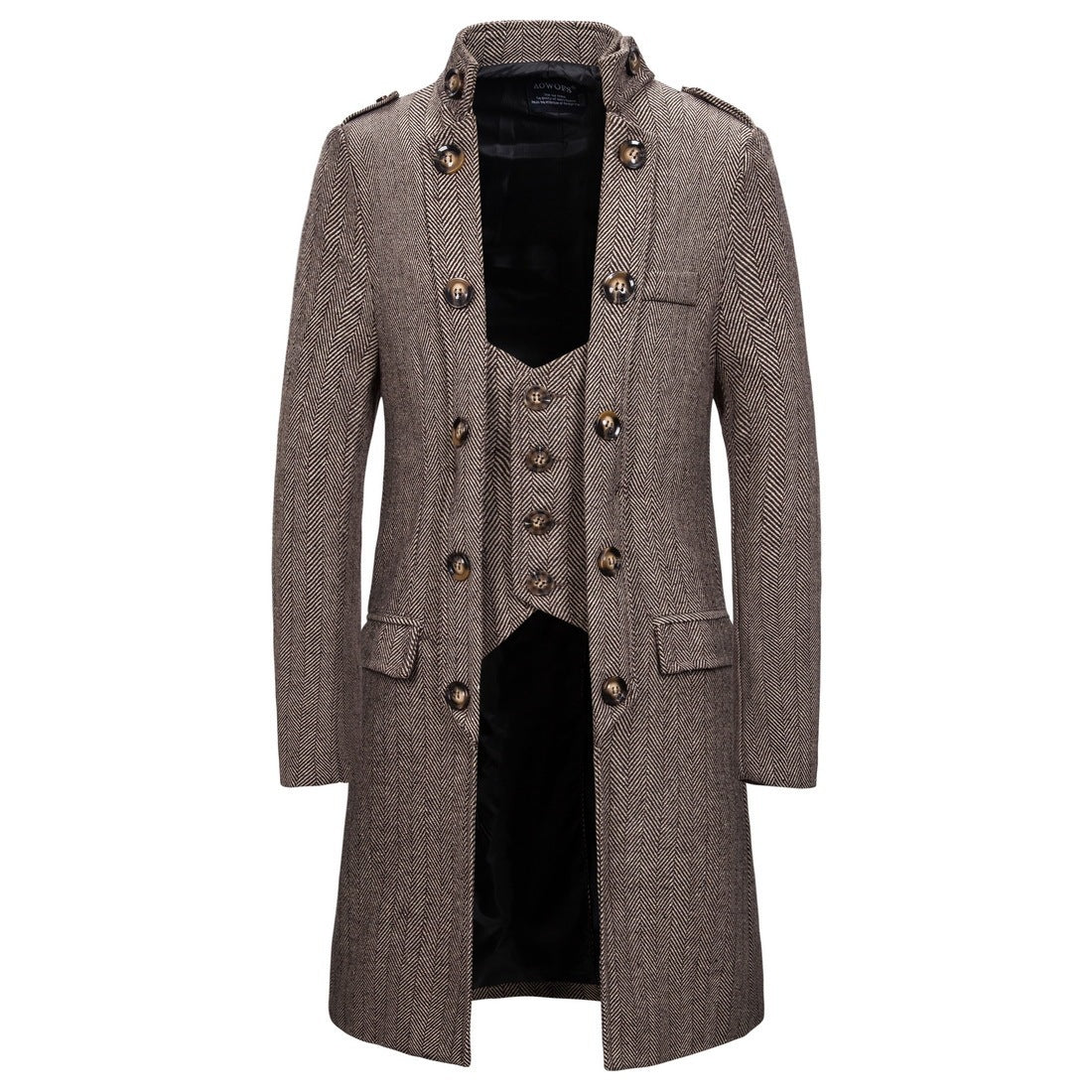 NS Herringbone Overcoat