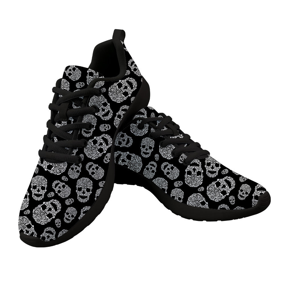 NS Skull Print Shoes