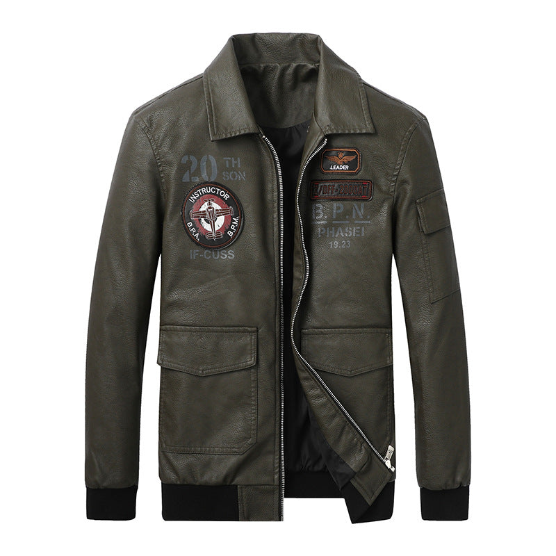 NS Airdrome Leather Jacket