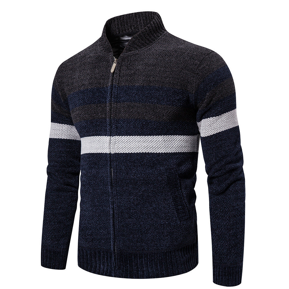 NS Tri-Striped Cardigan