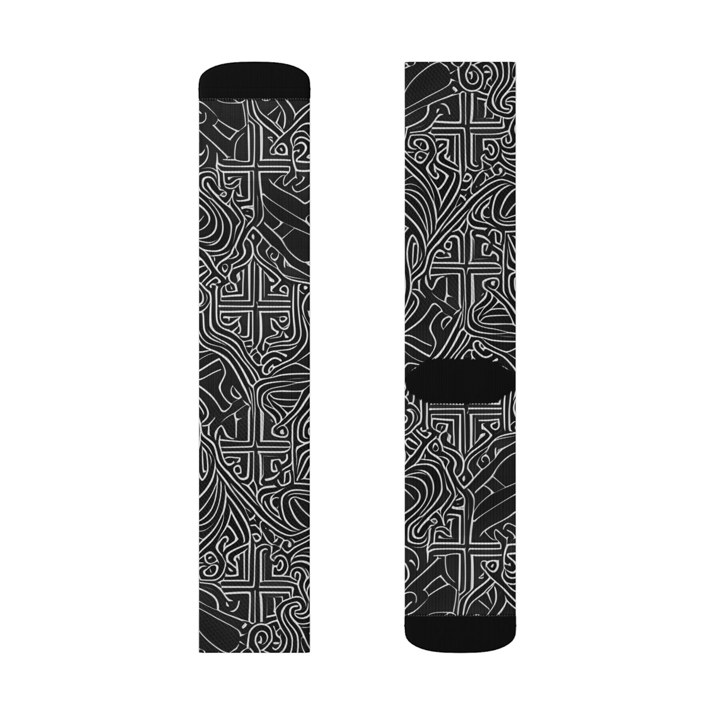 NS Dark Swirls Socks