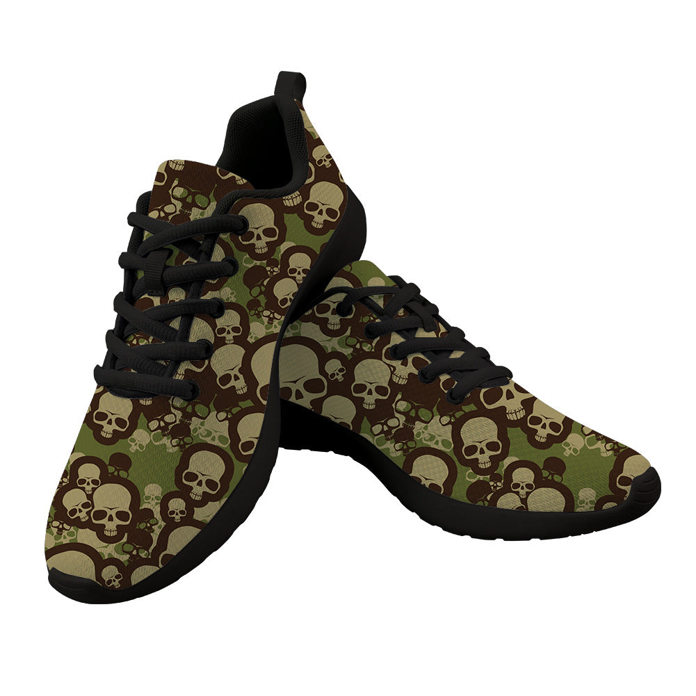 NS Skull Print Shoes