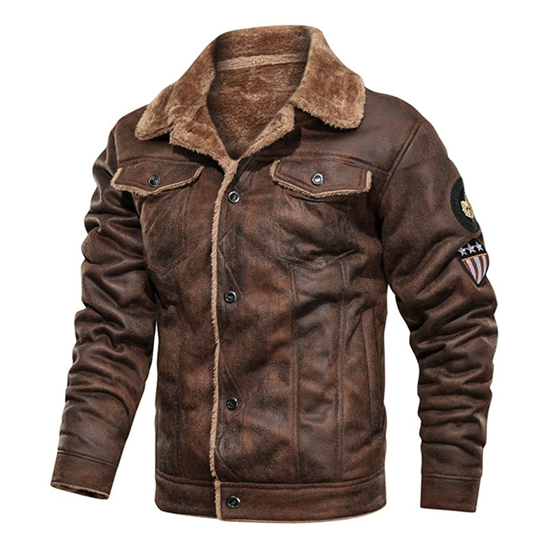 NS Airborne Leather Jacket