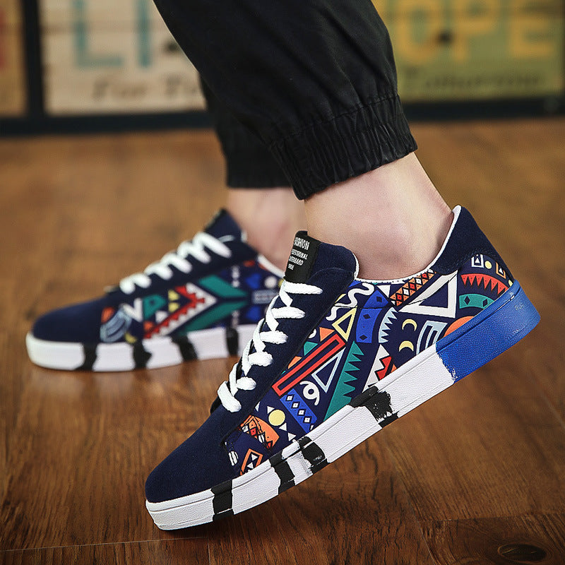 NS Geometric Print Shoes