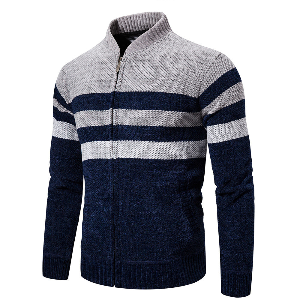 NS Tri-Striped Cardigan