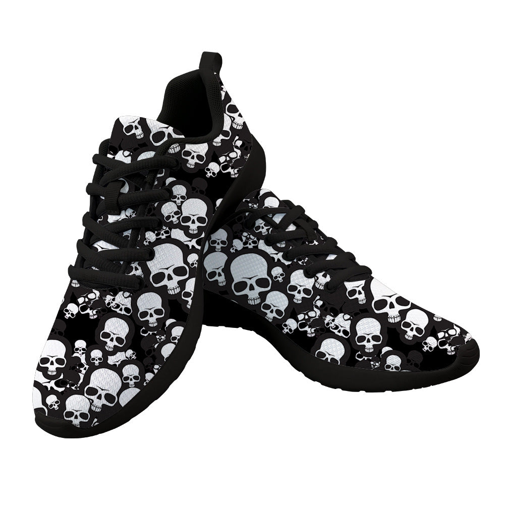 NS Skull Print Shoes