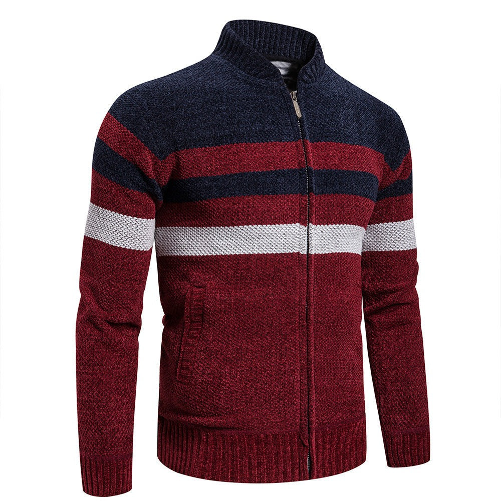 NS Tri-Striped Cardigan