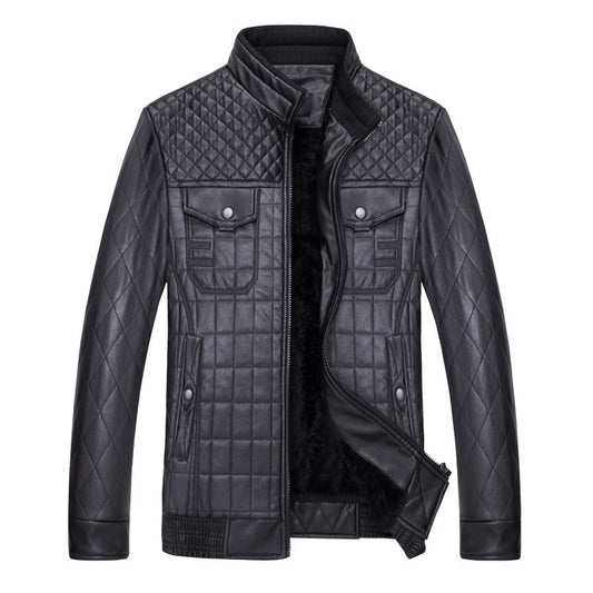 NS Gridlock Leather Jacket