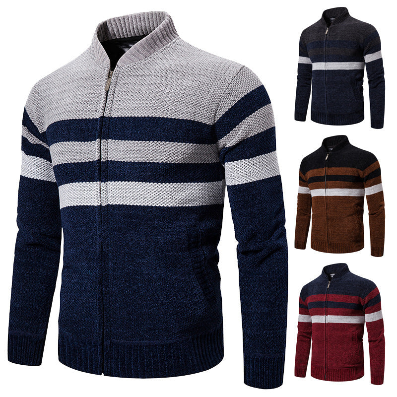 NS Tri-Striped Cardigan