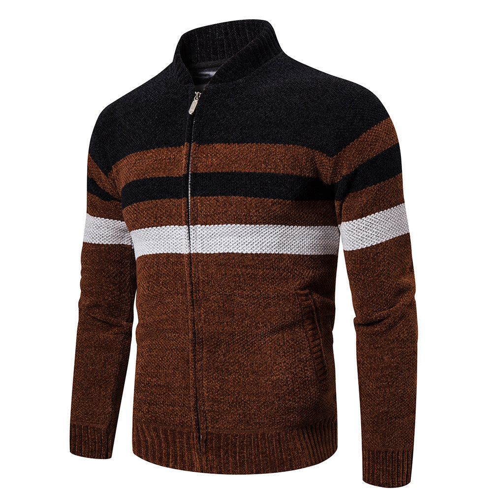 NS Tri-Striped Cardigan