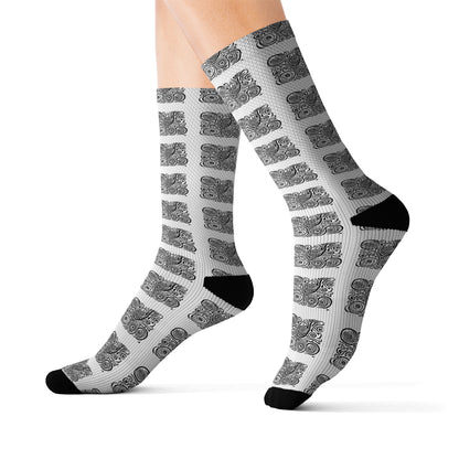 NS Swirl Block Socks