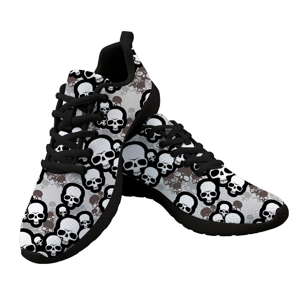 NS Skull Print Shoes