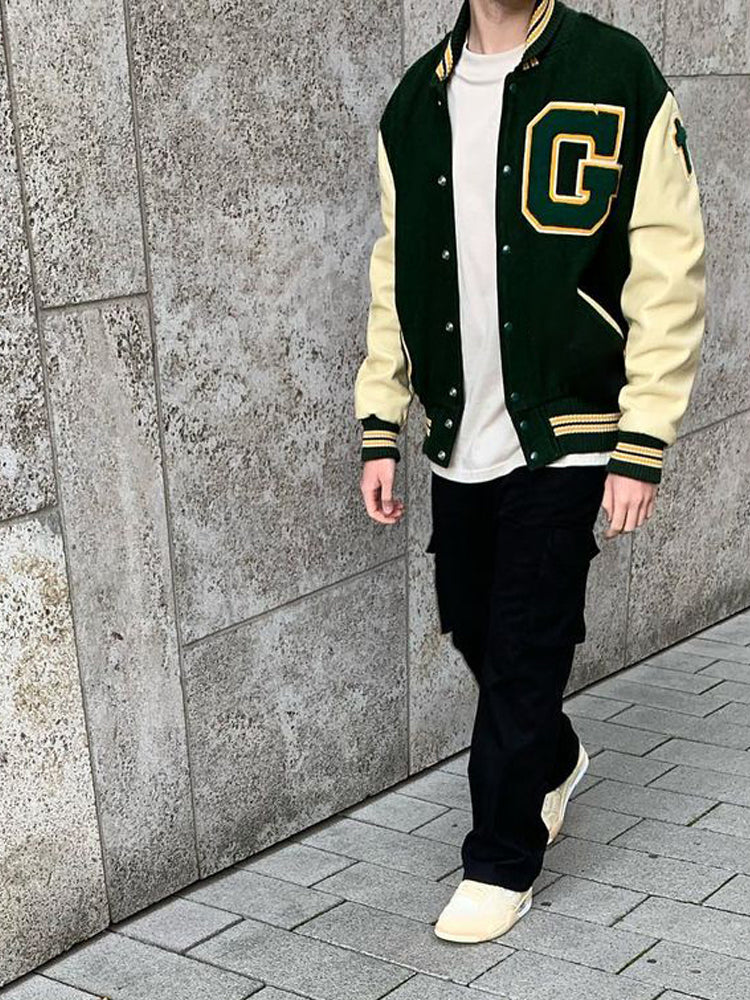 NS Varsity Green Jacket