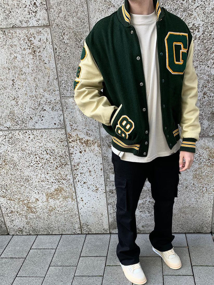 NS Varsity Green Jacket