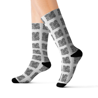 NS Swirl Block Socks