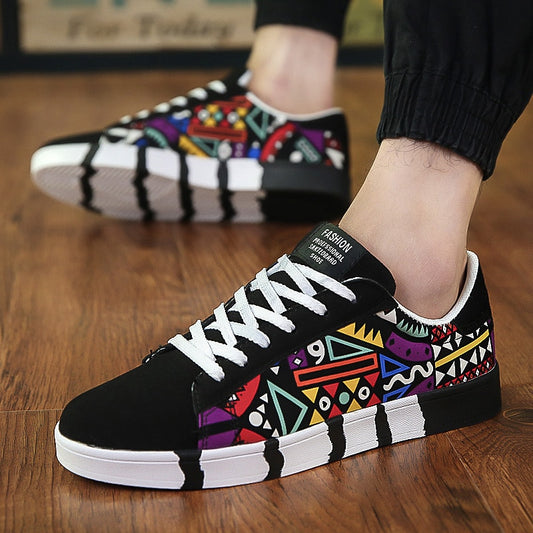 NS Geometric Print Shoes