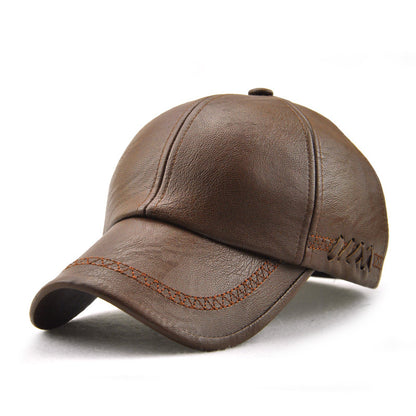 NS Side Stitch Leather Cap