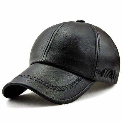 NS Side Stitch Leather Cap