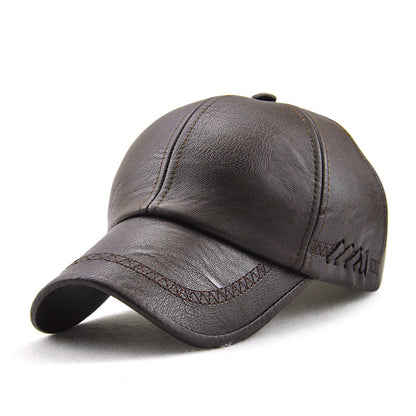 NS Side Stitch Leather Cap