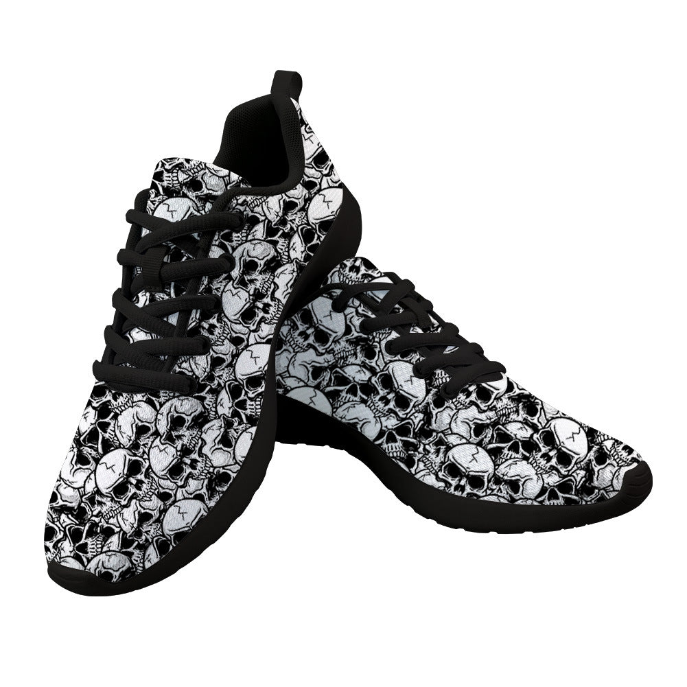 NS Skull Print Shoes