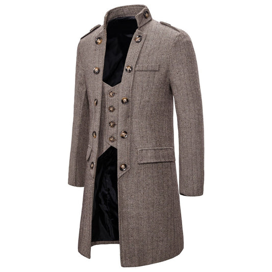 NS Herringbone Overcoat