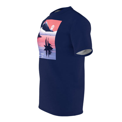 NS Japanese Boat Scene T-shirt