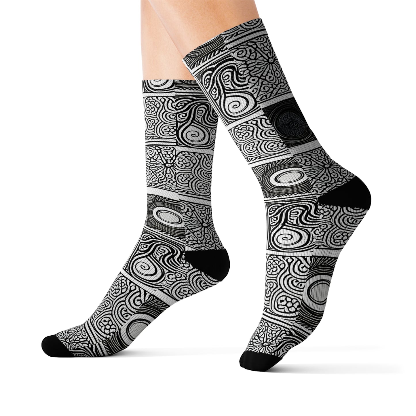 NSeason Doodle Block Socks