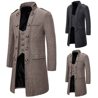 NS Herringbone Overcoat